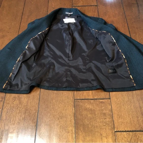 NWT Express lined herringbone blazer - Picture 7 of 11